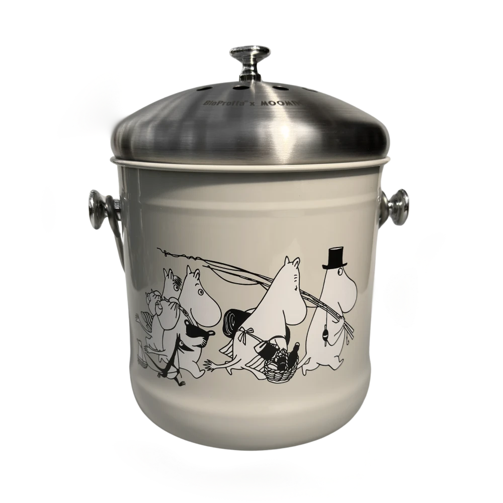 BioProffa X Moomin WASTE2LIFE "Beach Life" Biojäteastia 4 L, hiekka