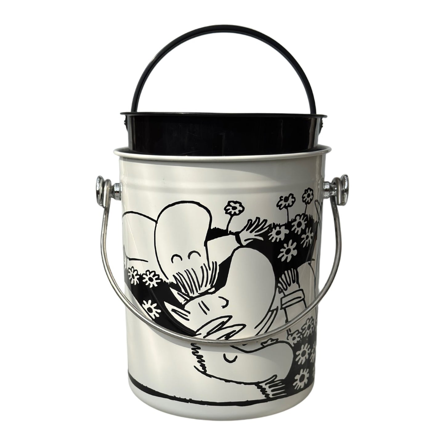 BioProffa X Moomin WASTE2LIFE "Early Birds",Biokeruuastia+ sisä-ämpäri, 5L, koivu