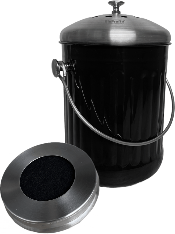 BioProffa Bio collection container, black 5 L