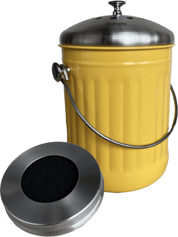 BioProffa Bio collection container, yellow, 5 liters