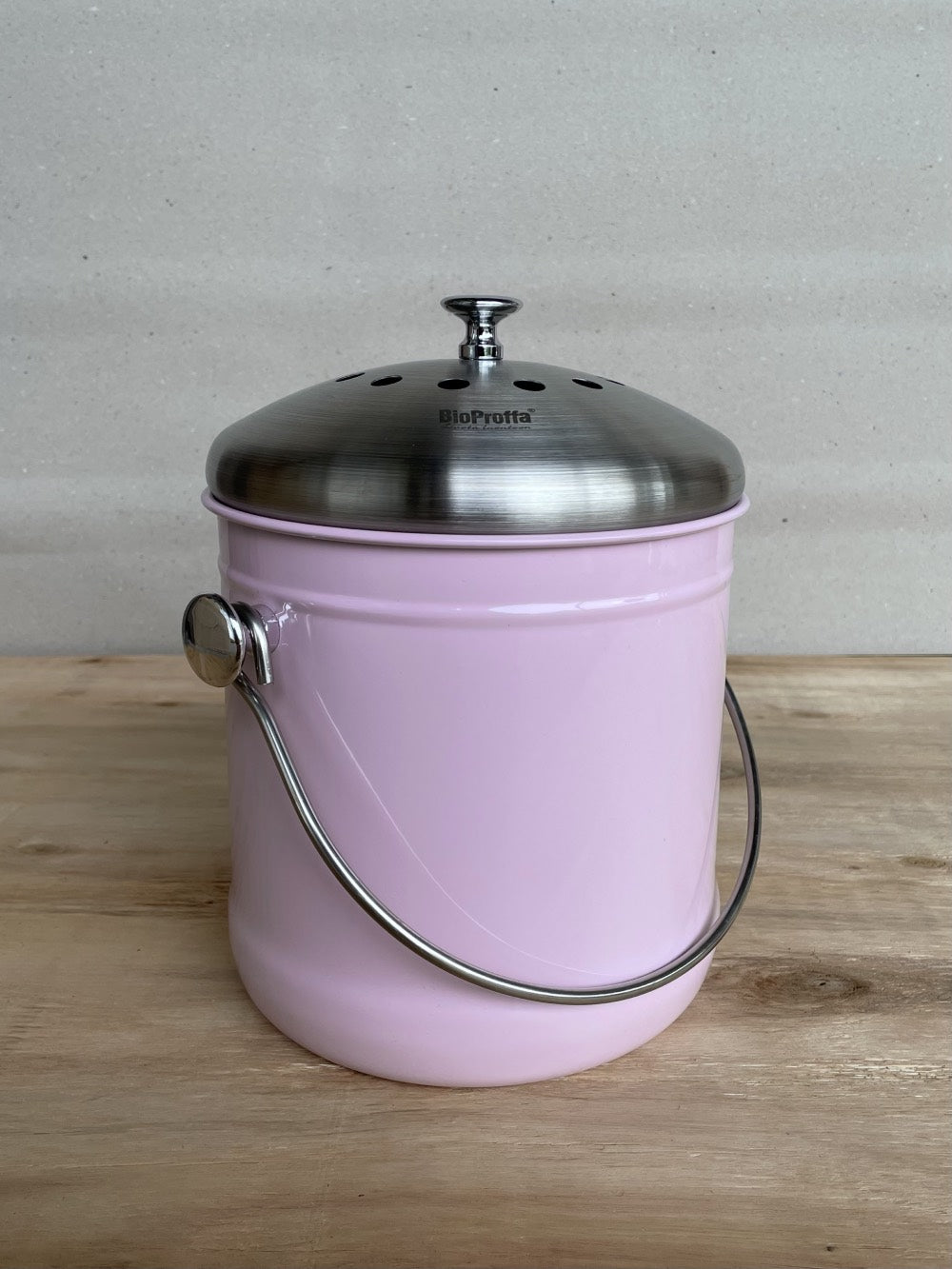 BioProffa Bio uppsamlingsbehållare Mini, Rosa 4L