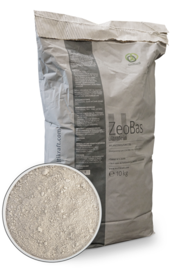 ZeoBas, very fine Diabase stone powder, Soil conditioner, 10 kg, Multikraft