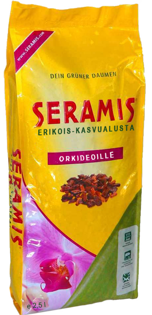 Seramis lergryn för orkidéer, 2,5 L