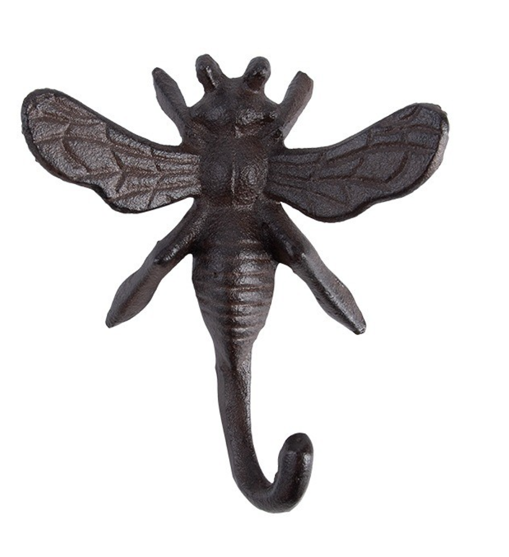 Dragonfly hook, cast iron