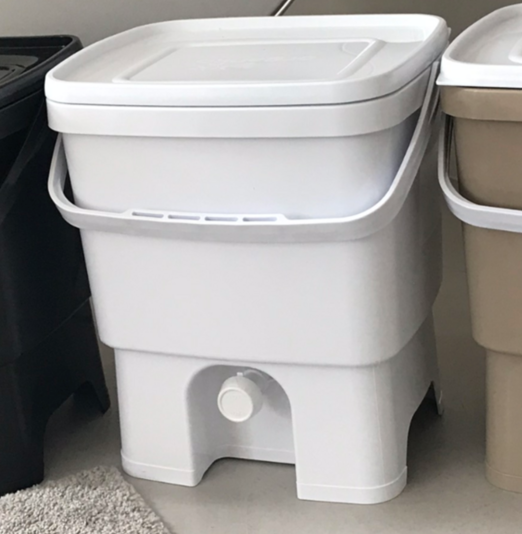 BioProffa Bokashi Organko Kitchen composter, white, single or double