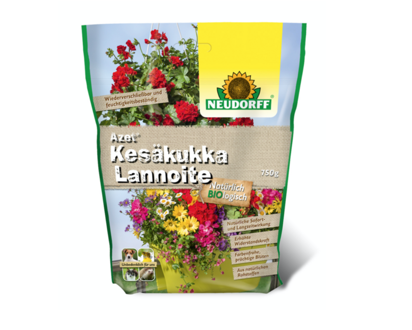 Neudorff Bio-Kesäkukkalannoite, 750g