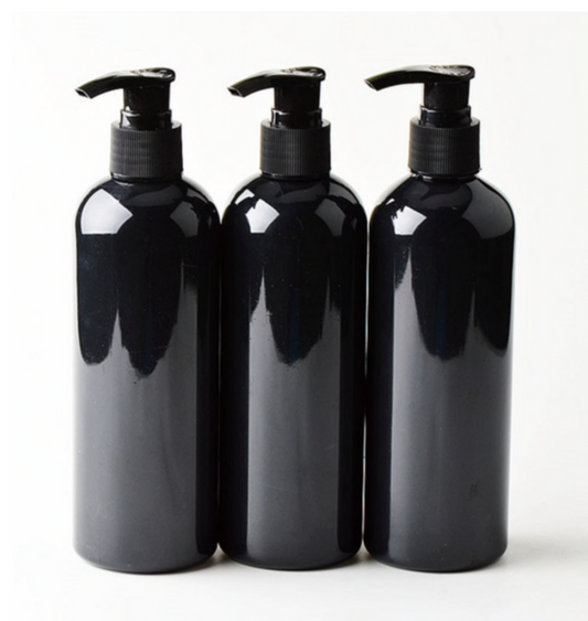 Pumppupullo 250 ml, musta