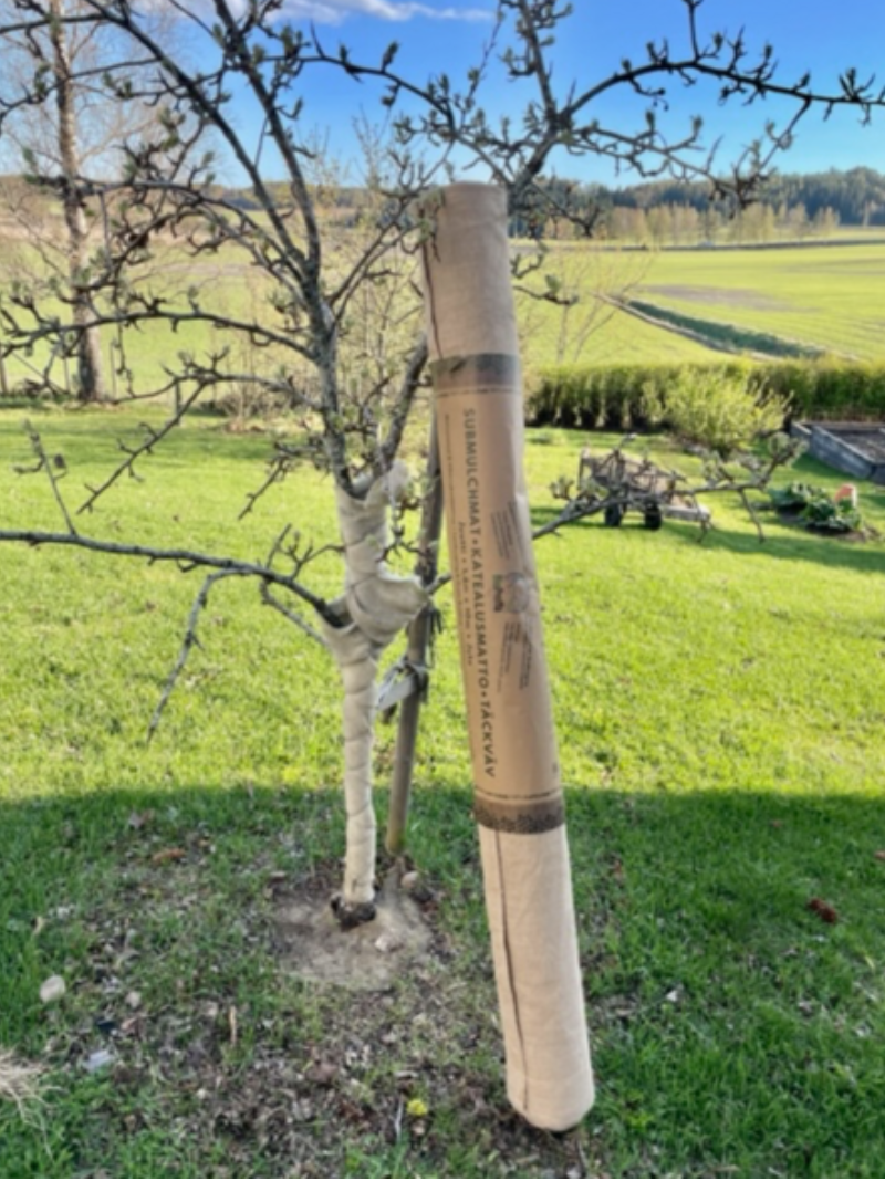 BioProffa Underlagsmatta Jute för att förhindra ogräs, 1,6m x 10m